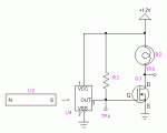 Hall Effect MOSFET Circuit, Example.gif