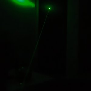 Green laser beam