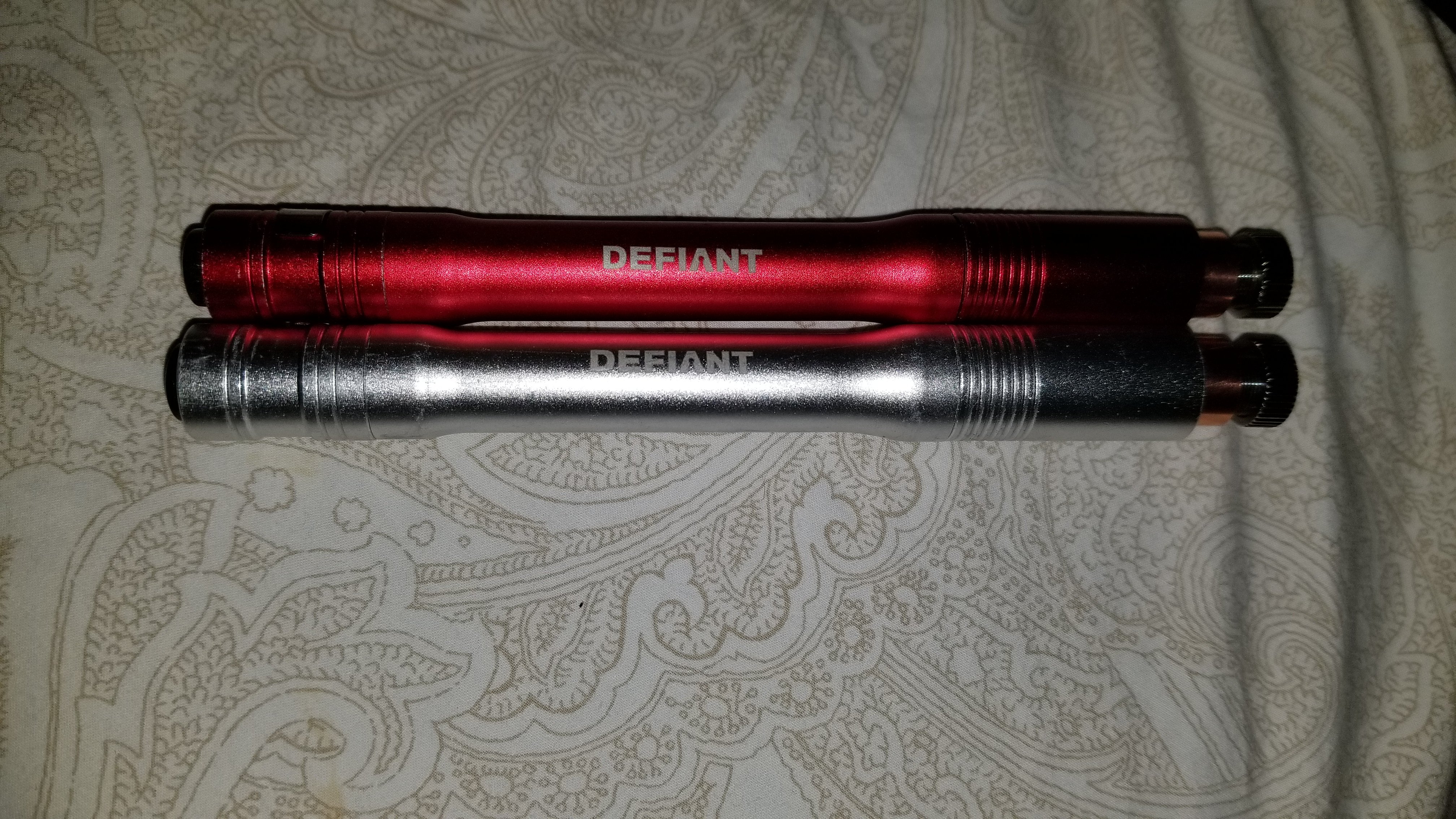 Blue defiant pens